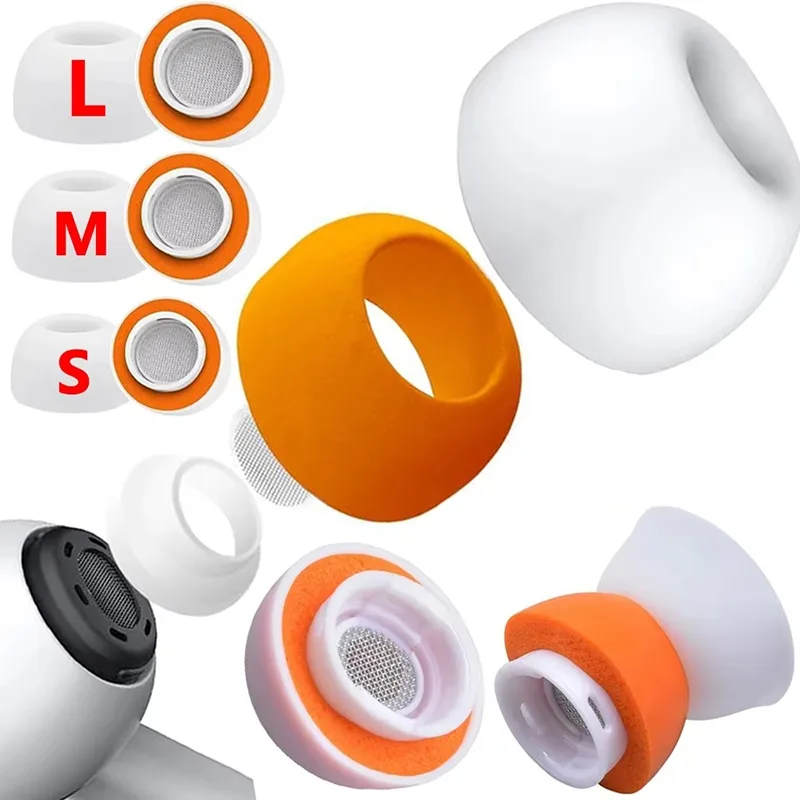 Earphone Foam Tip - Ponteiras de espuma viscoelástica para AirPods