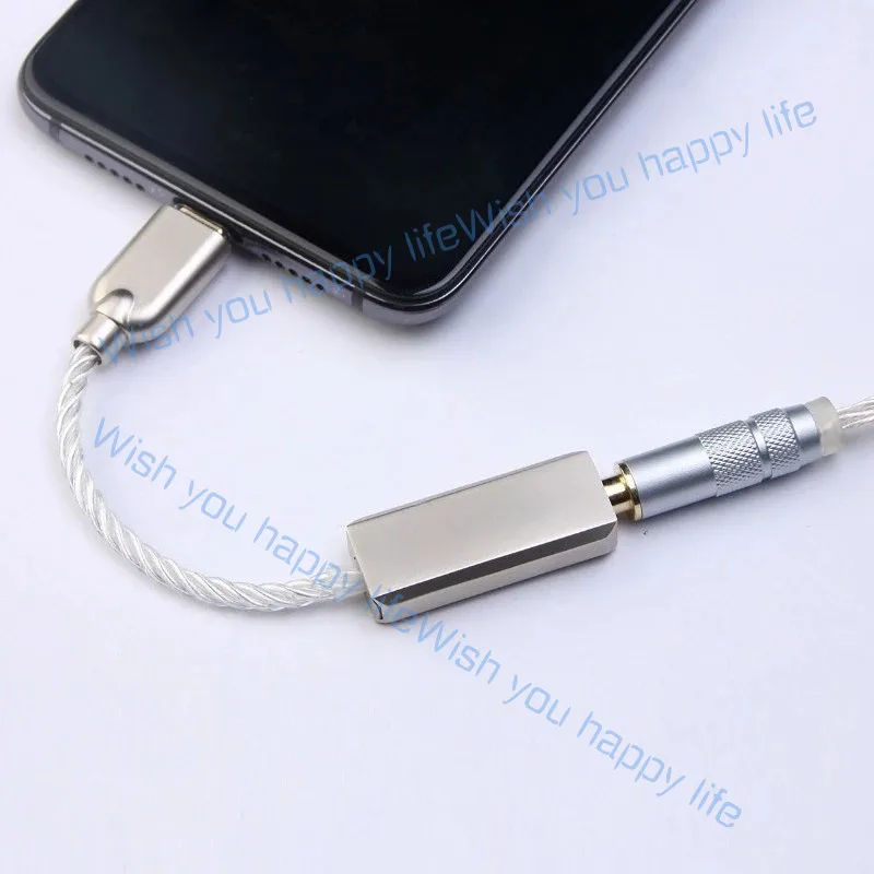 Usb C Earphone - Cabo USB-C Masculino para Fêmea de