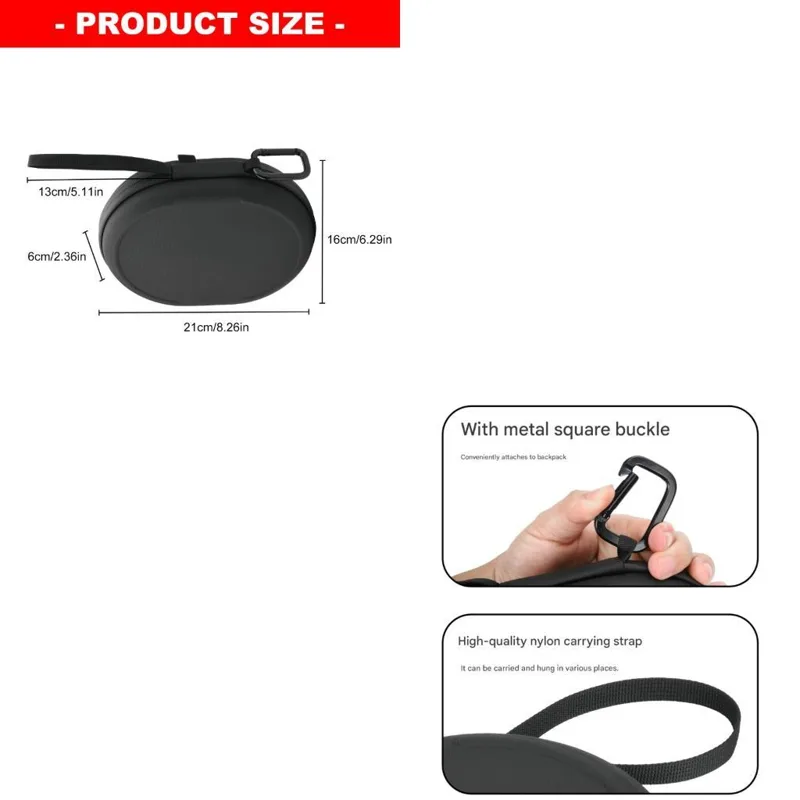 Headphone Case Hard - Estojo rígido eva para jogos, fone