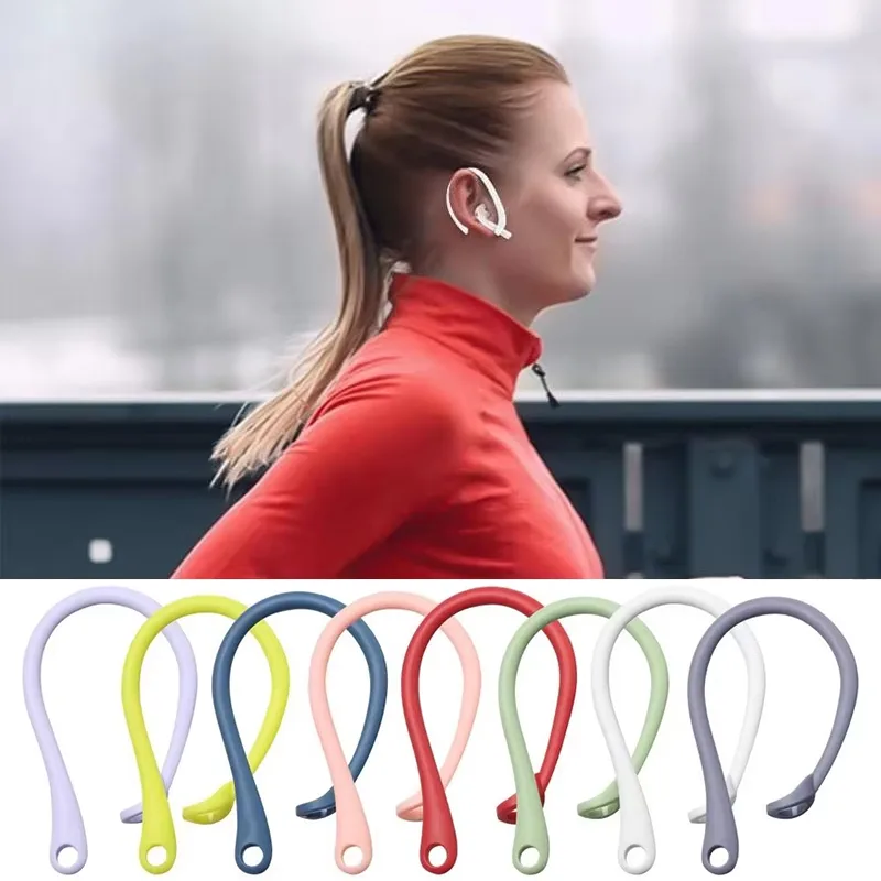 Sports Earphone Hook - 1 par de silicone anti-perdido gancho
