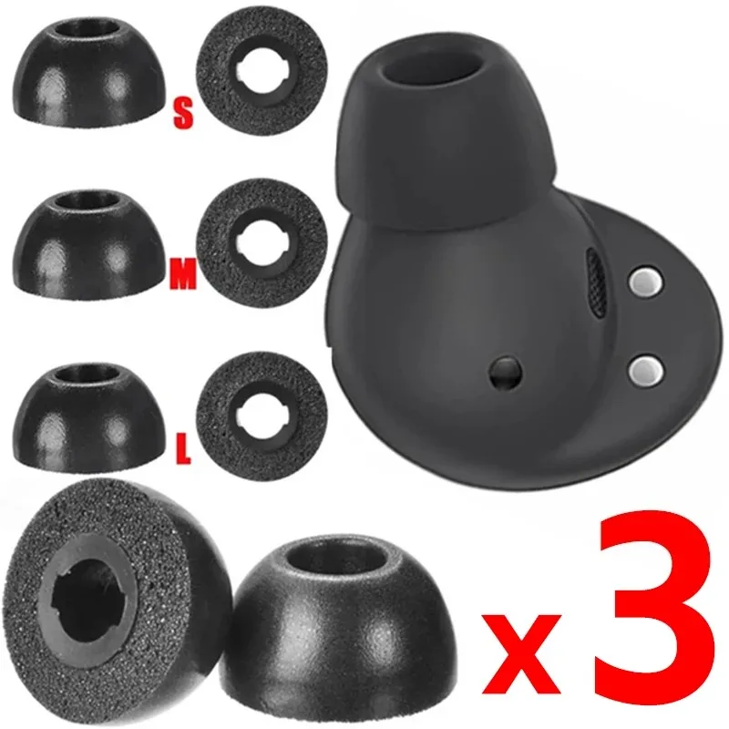 Silicone Ear Tip Replacement - Tampões De Silicone Macio Para Samsung