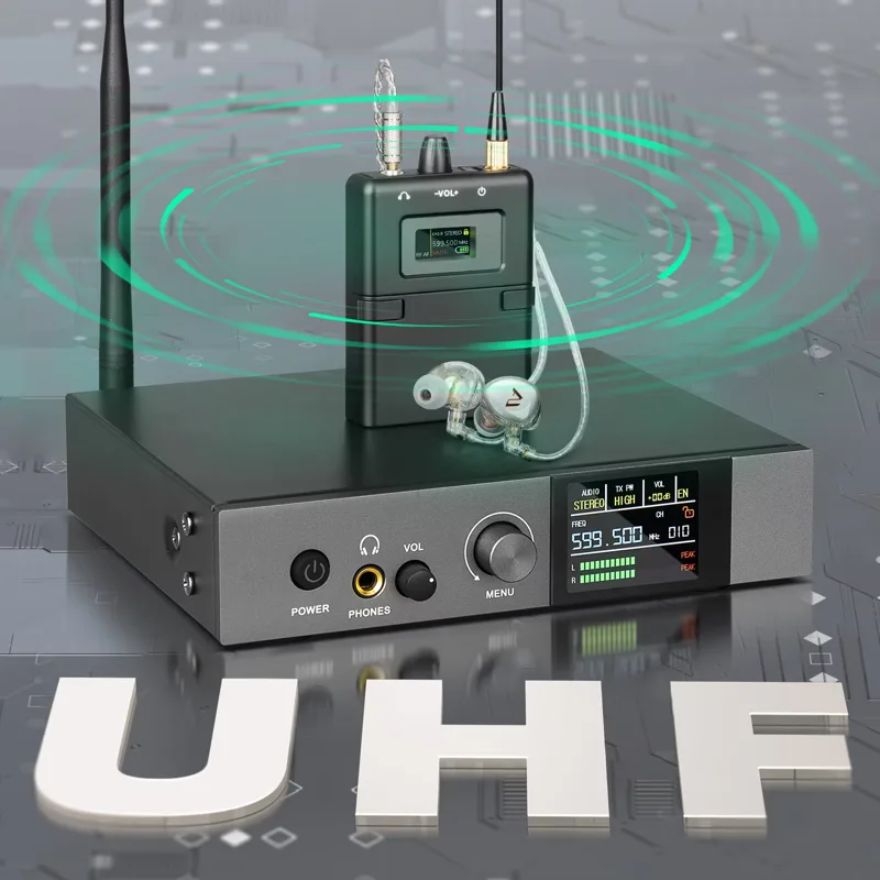 In Ear Monitor Iem - 590-599mhz estéreo iem uhf palco dj
