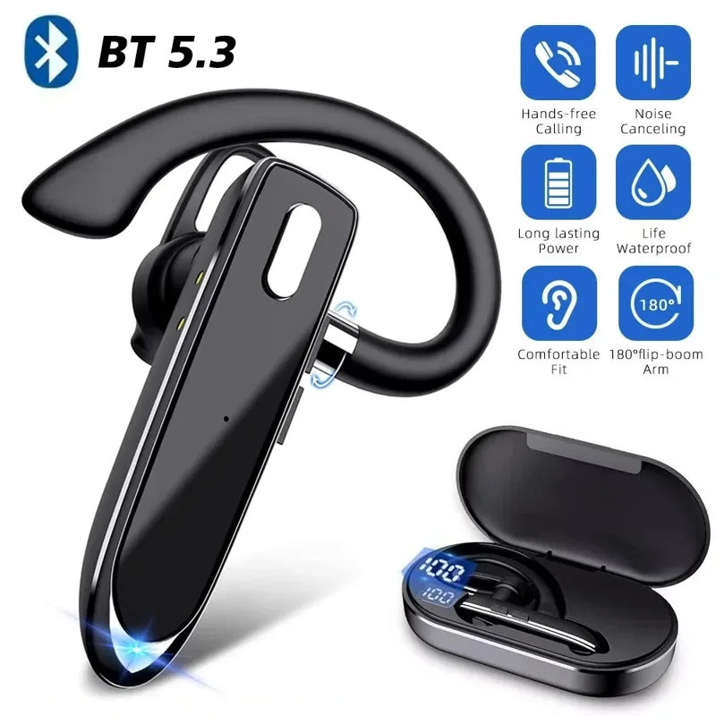 Bluetooth Headset On Ear - Fones de ouvido sem fio bluetooth