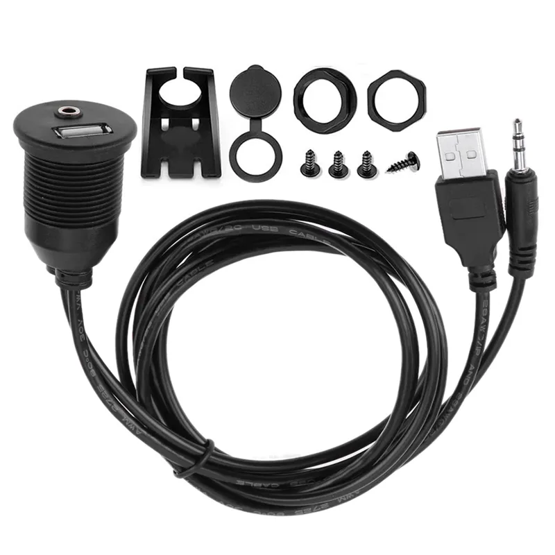 Cable Extension 3.5 - AUX macho para fêmea cabo de