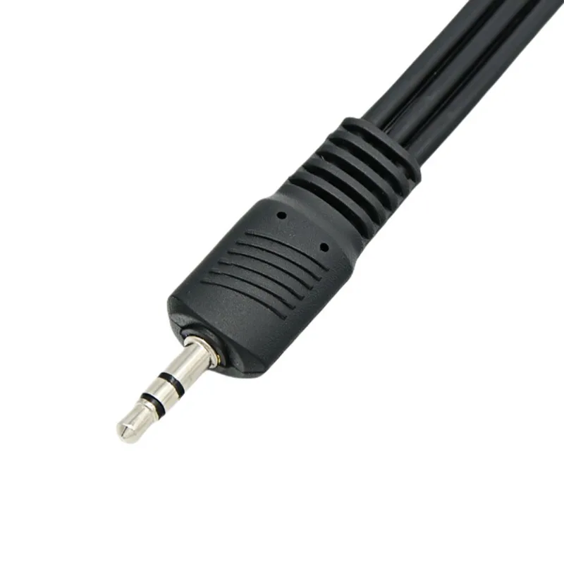 Earphone Splitter Jack - Adaptador Divisor de Áudio Auxiliar 3.5mm