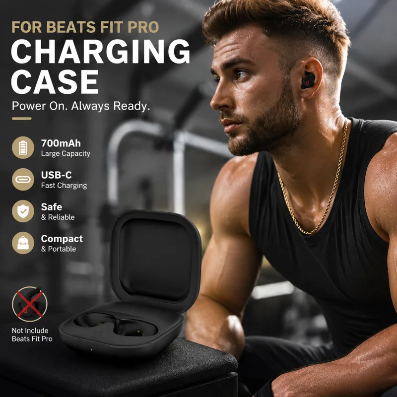 Usb C Earphone - Caixa de carregamento para fone de