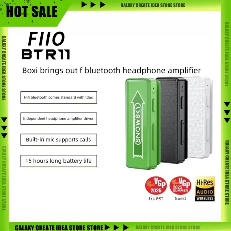 Bluetooth Adapter Receiver - Receptor de Áudio Bluetooth FiiO BTR11,
