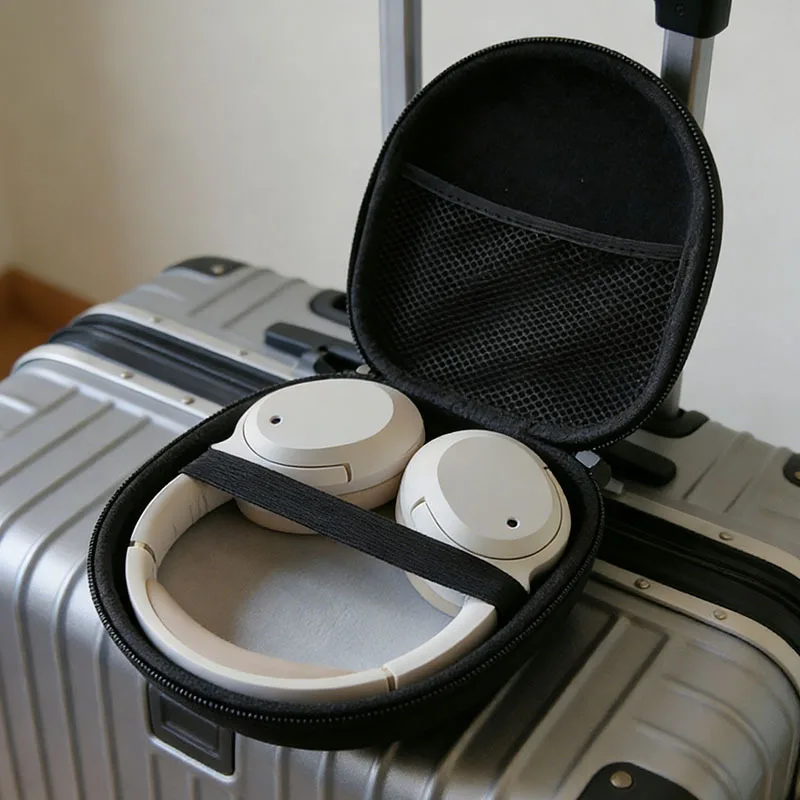 Headphone Case Hard - Estojo Rígido Multiuso Preto em EVA