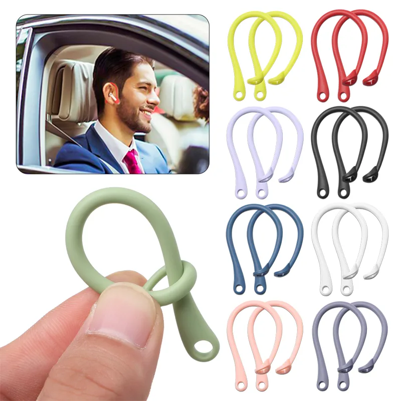 Sports Earphone Hook - Ganchos anti-perdidos de silicone portáteis, gancho