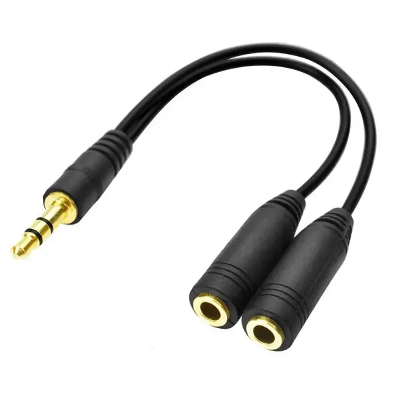 Earphone Splitter Jack - Divisor de fone de ouvido, cabo