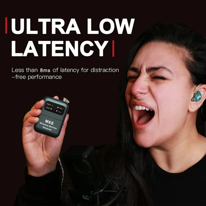In Ear Monitor Iem - A73E-2.4G sem fio no sistema de