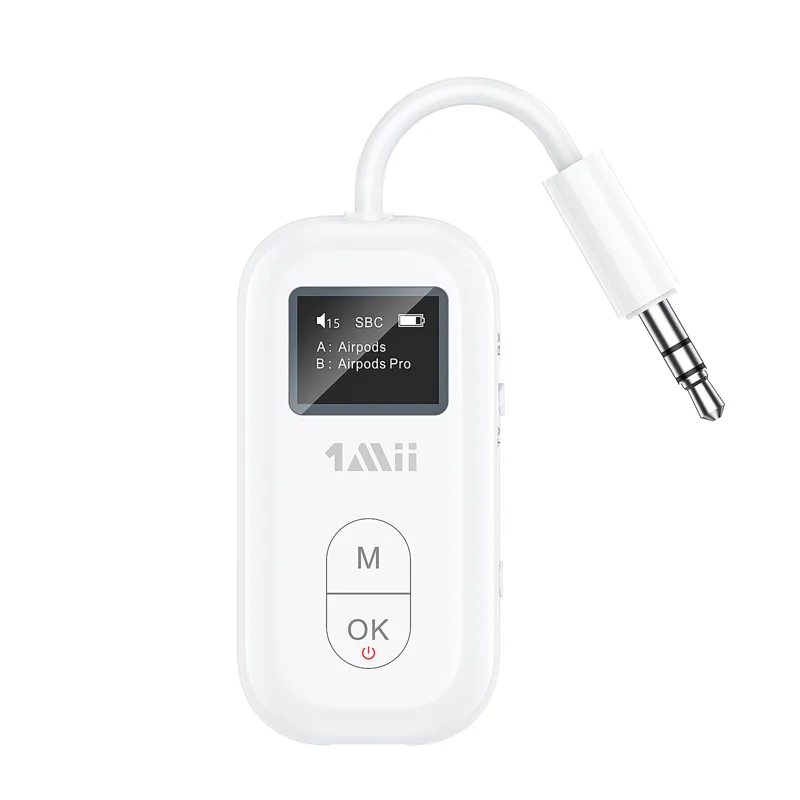 Bluetooth Adapter Receiver - Adaptador Bluetooth 1Mii Airplane 3.5mm AUX