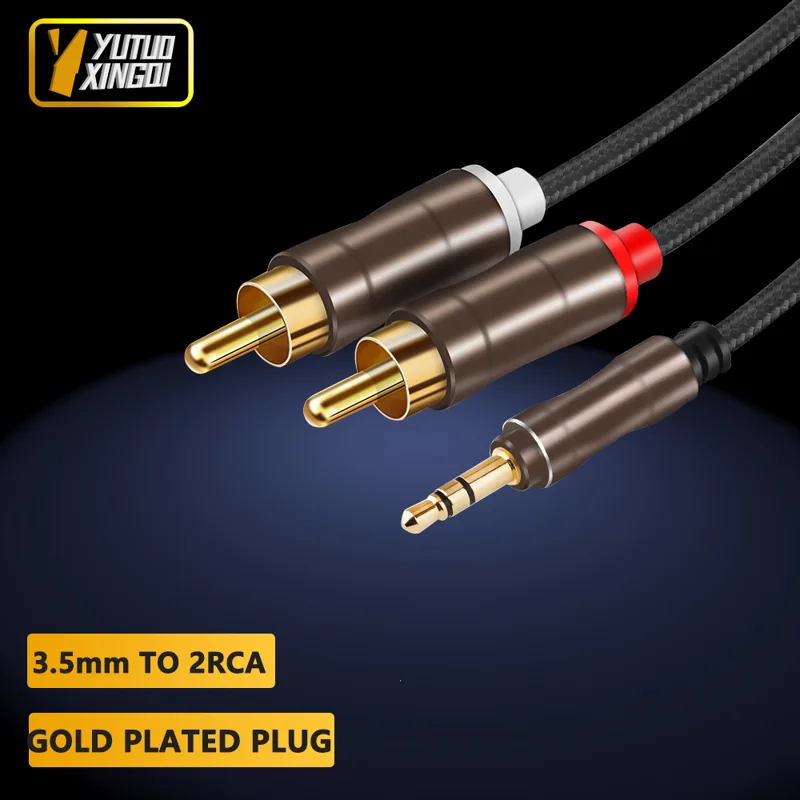 Cable Extension 3.5 - 3.5mm para 2rca duplo lótus cabo