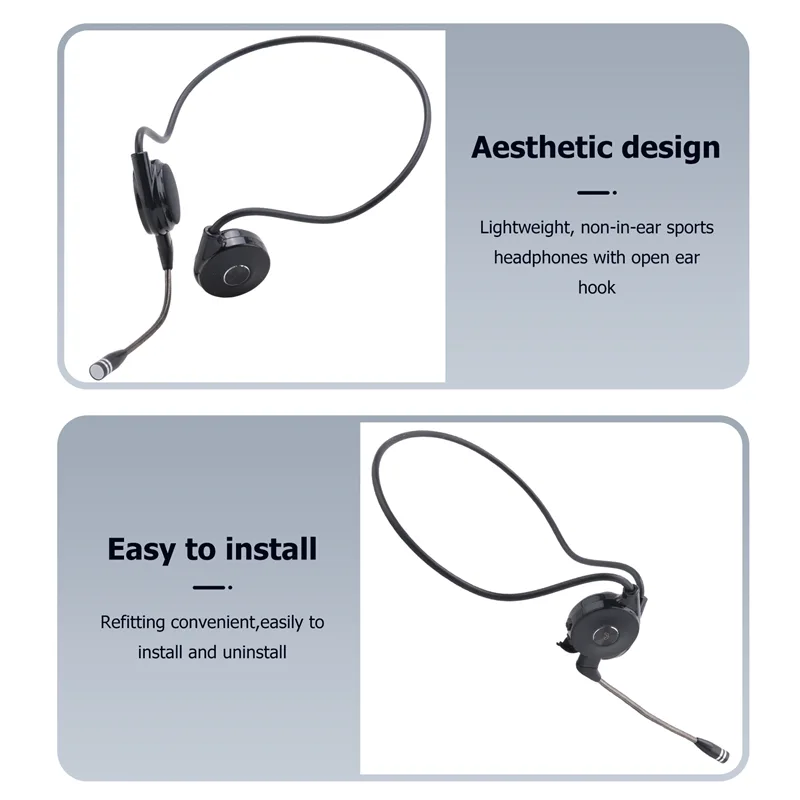Excelente-condução óssea fone  - Sports Earphone Hook avaliação e preço