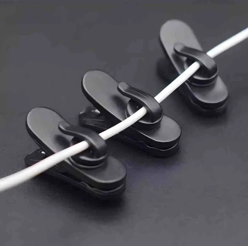 10pcs clipes giratórios do cab - Headphone Stand Desk avaliação e preço