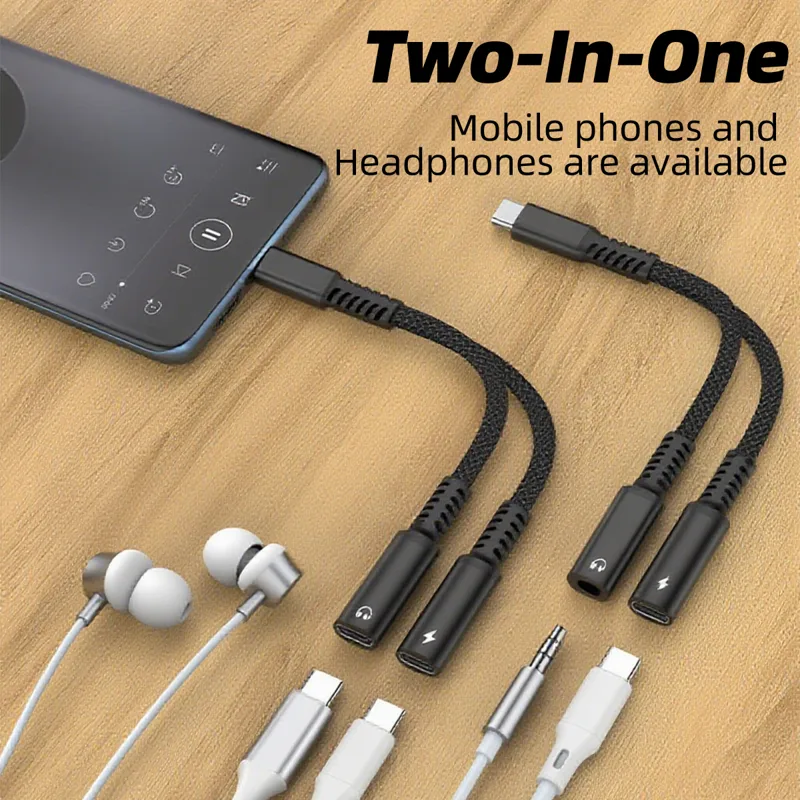 Adaptador Divisor USB C 2 em 1 - Earphone Splitter Jack avaliação e preço