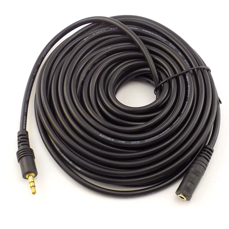 1.5/3/5/10m 3.5mm estéreo mach - Cable Extension 3.5 avaliação e preço