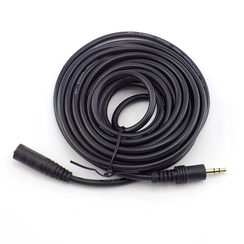 1.5/3/5/10m 3.5mm estéreo mach - Cable Extension 3.5 avaliação e preço