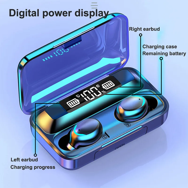 2026 f9 fones de ouvido sem fi - Bluetooth Headset On Ear avaliação e preço