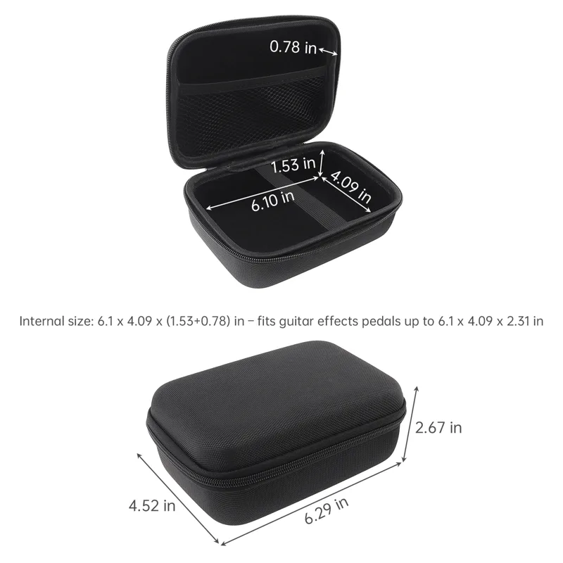 Conjunto com 2 estojos rígidos - Headphone Case Hard avaliação e preço