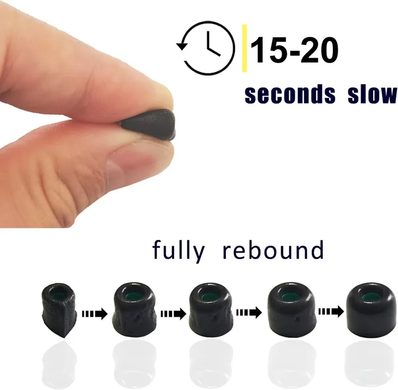 Pontas de ouvido de espuma de  - Earphone Foam Tip avaliação e preço