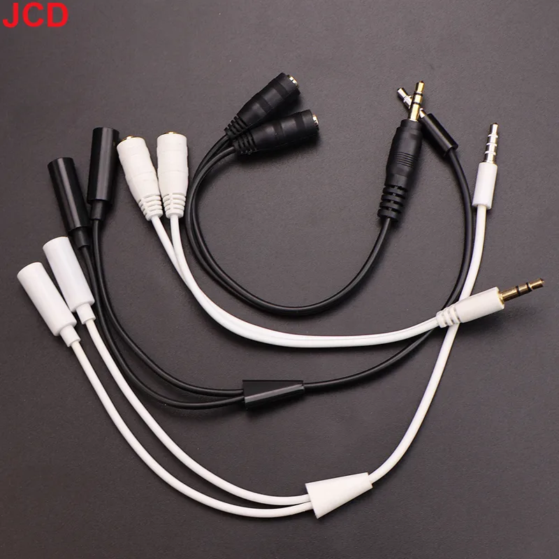 Jcd 1 macho para 2 dupla fêmea - Earphone Splitter Jack avaliação e preço