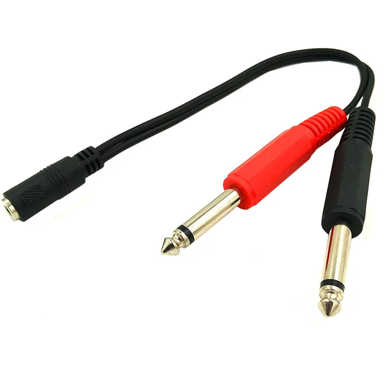 6.35mm macho para 2 6.35mm 3.5 - Cable Extension 3.5 avaliação e preço