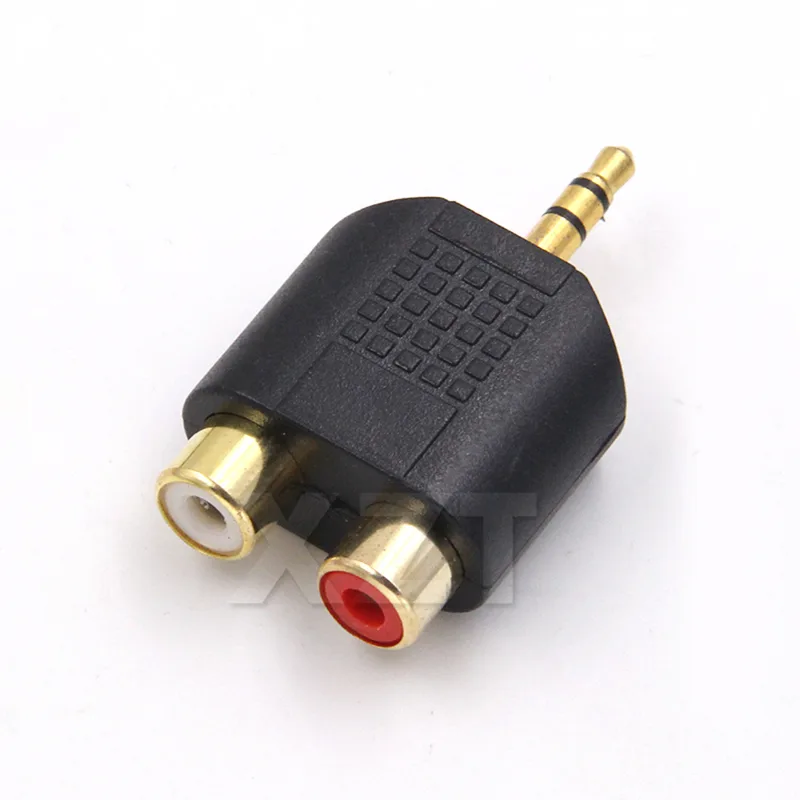 3.5mm estéreo macho para 2 rca - Earphone Splitter Jack avaliação e preço