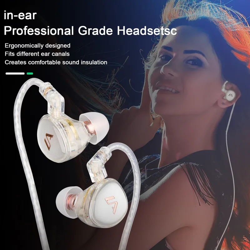 590-599mhz estéreo iem uhf pal - In Ear Monitor Iem avaliação e preço