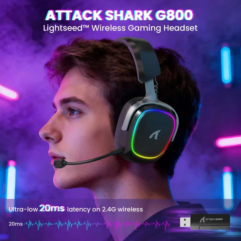 Fone de Ouvido Gamer Sem Fio A - Gaming Headset Rgb avaliação e preço