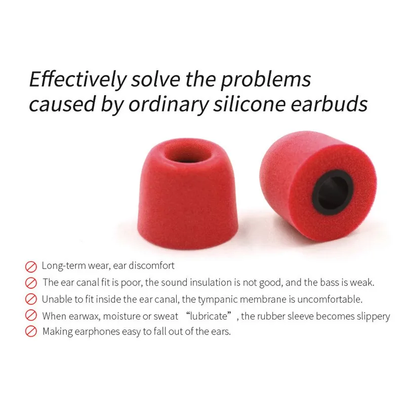Memory Foam Ear Tips Pads, iso - Earphone Foam Tip avaliação e preço