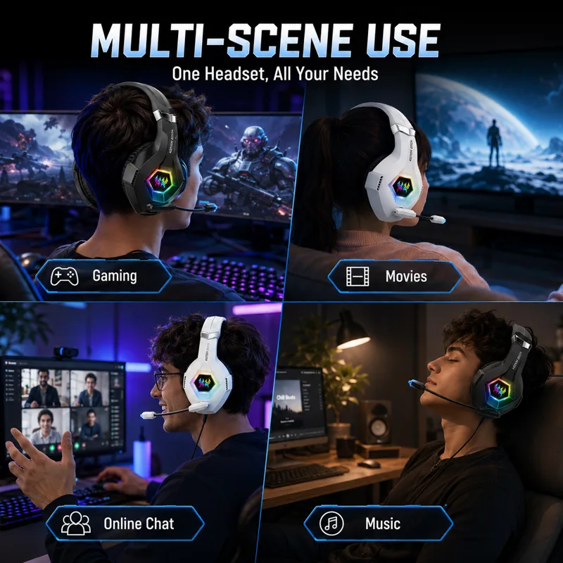 Fone de Ouvido Gamer com Fio G - Gaming Headset Rgb avaliação e preço