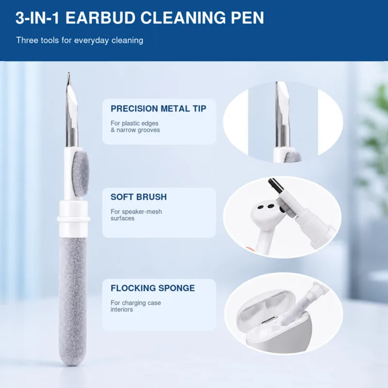 Caneta de Limpeza 3 em 1 para  - Earbuds Charging Case avaliação e preço