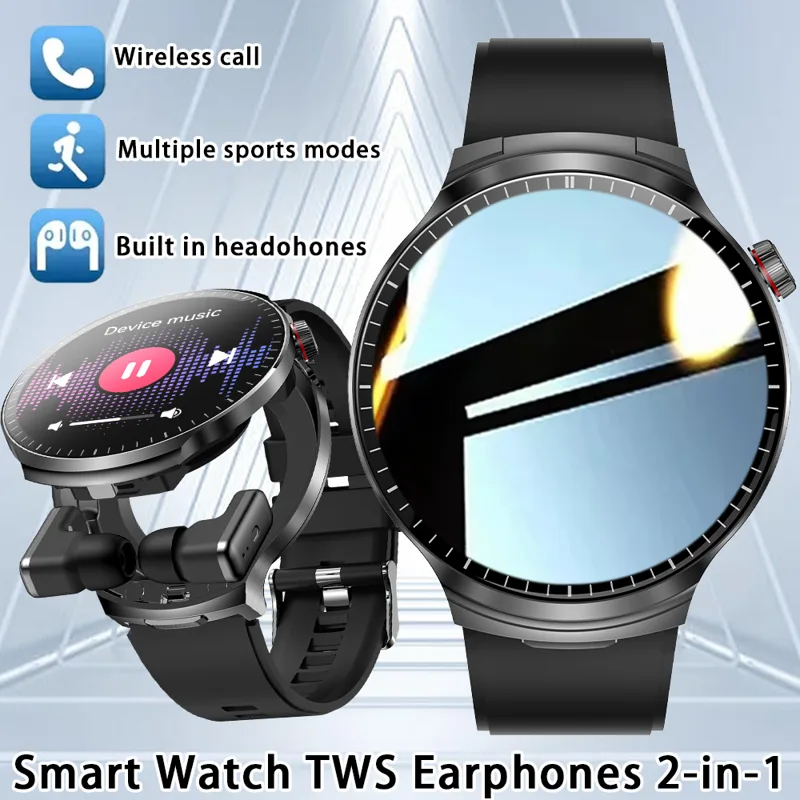 Novo Smartwatch 2 em 1 2026 co - Sports Earphone Hook avaliação e preço