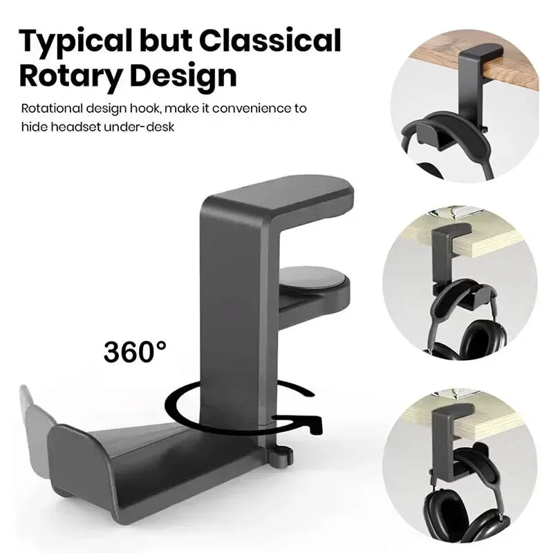 Desktop Universal 360 °   Supo - Headphone Stand Desk avaliação e preço