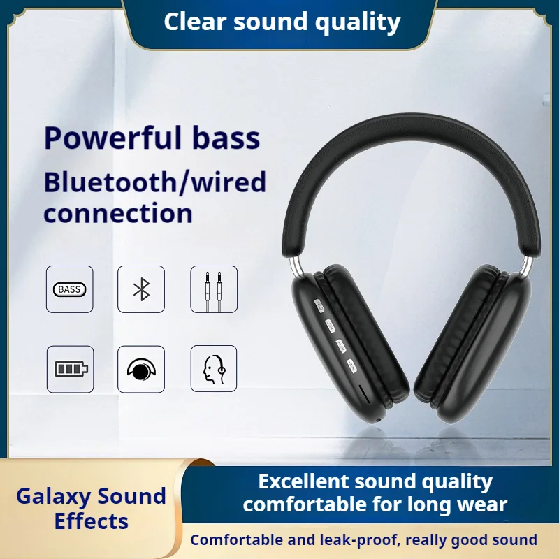 Novo fone de ouvido sem fio Bl - Bluetooth Headset On Ear avaliação e preço