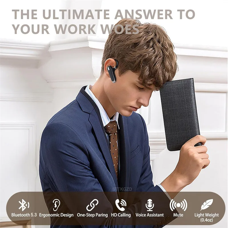 Fones de ouvido sem fio blueto - Bluetooth Headset On Ear avaliação e preço