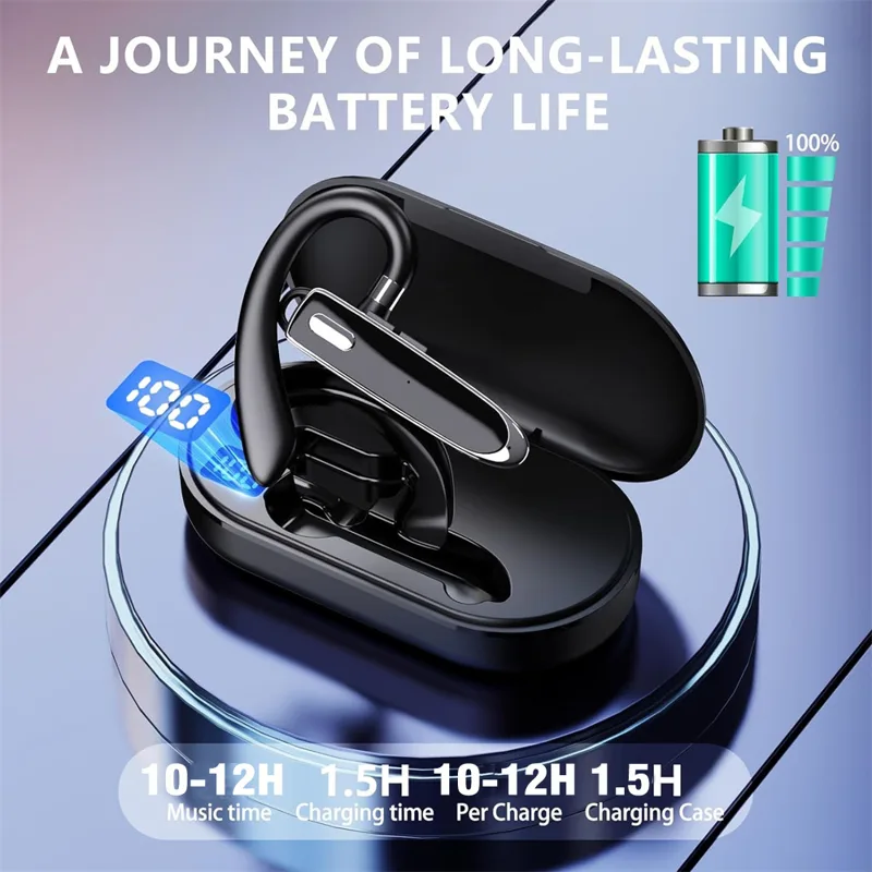 Fones de ouvido sem fio blueto - Bluetooth Headset On Ear avaliação e preço