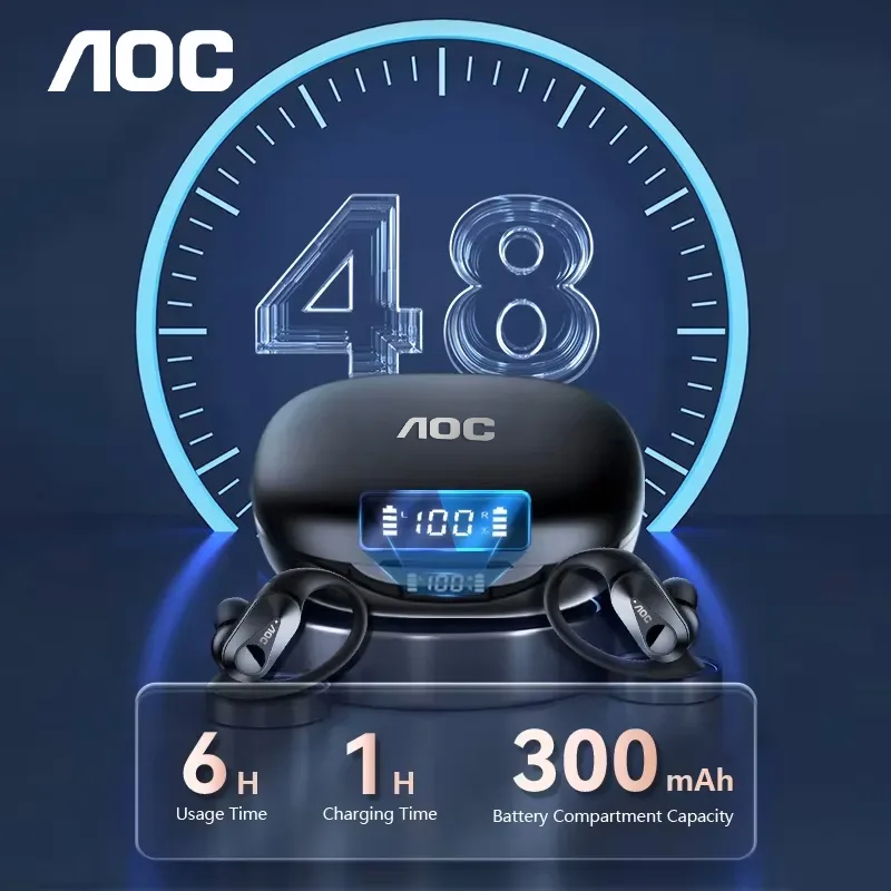 Fone de Ouvido Esportivo AOC S - Bluetooth Headset On Ear avaliação e preço