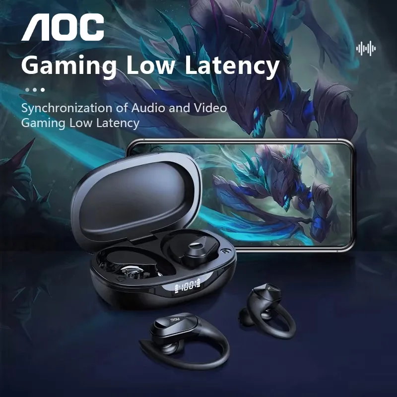 Fone de Ouvido Esportivo AOC S - Bluetooth Headset On Ear avaliação e preço