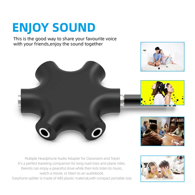 Adaptador Divisor de Áudio par - Earphone Splitter Jack avaliação e preço