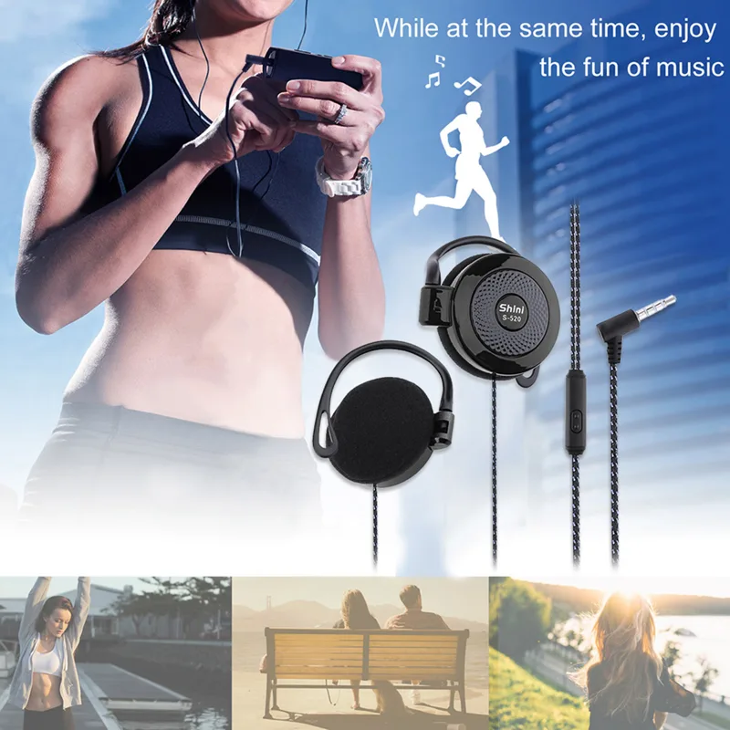 【Venda】3.5mm fone de ouvido co - Sports Earphone Hook avaliação e preço