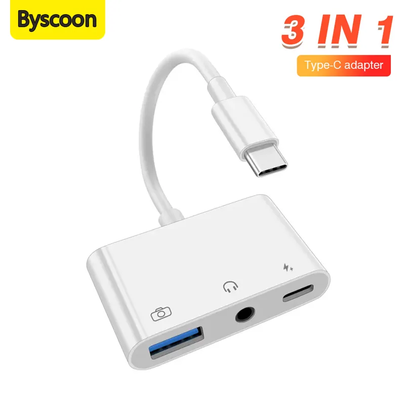 Adaptador de Áudio 3 em 1 Tipo - Earphone Splitter Jack avaliação e preço