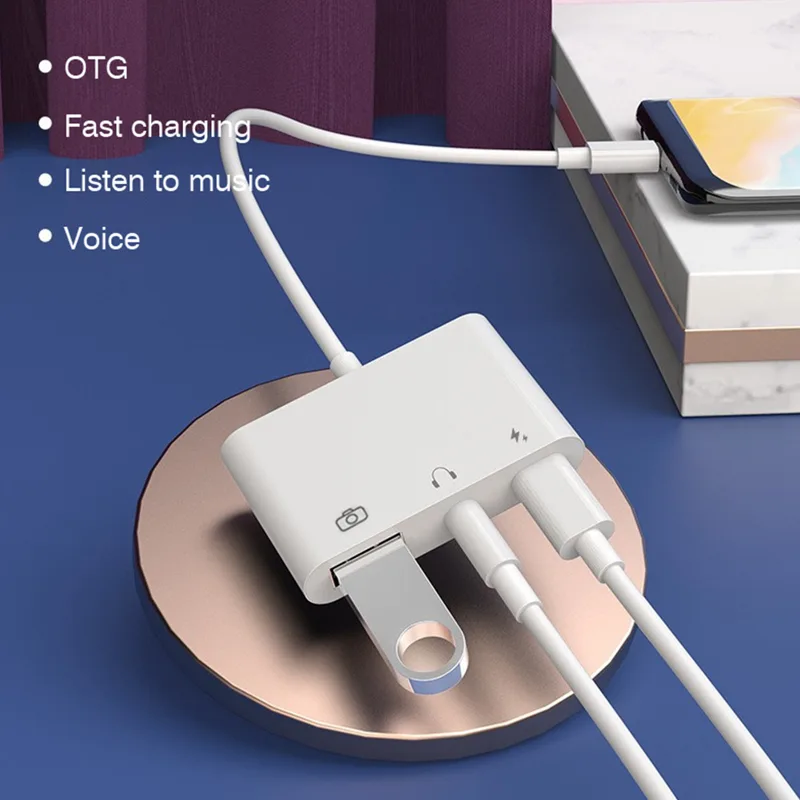 Adaptador de Áudio 3 em 1 Tipo - Earphone Splitter Jack avaliação e preço