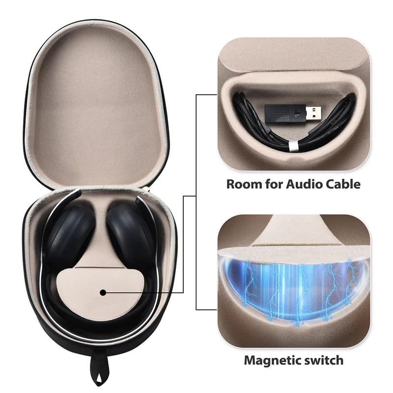 Estojo rígido de transporte em - Headphone Case Hard avaliação e preço