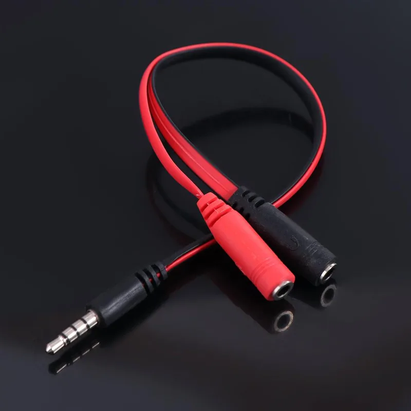 1 macho para 2 fêmea 3.5 jack  - Earphone Splitter Jack avaliação e preço