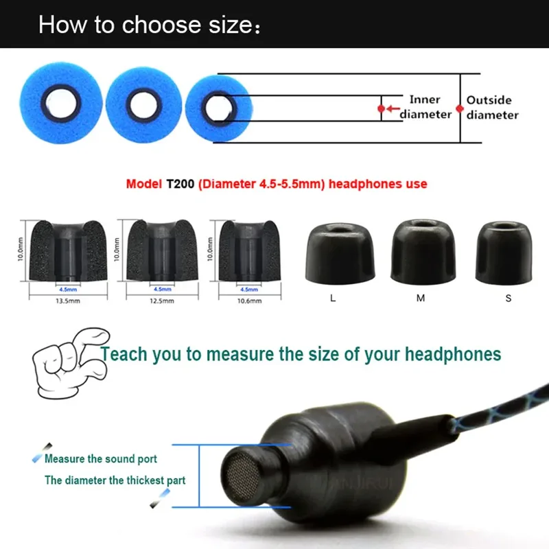 12 Pares de Almofadas de Espum - Earphone Foam Tip avaliação e preço