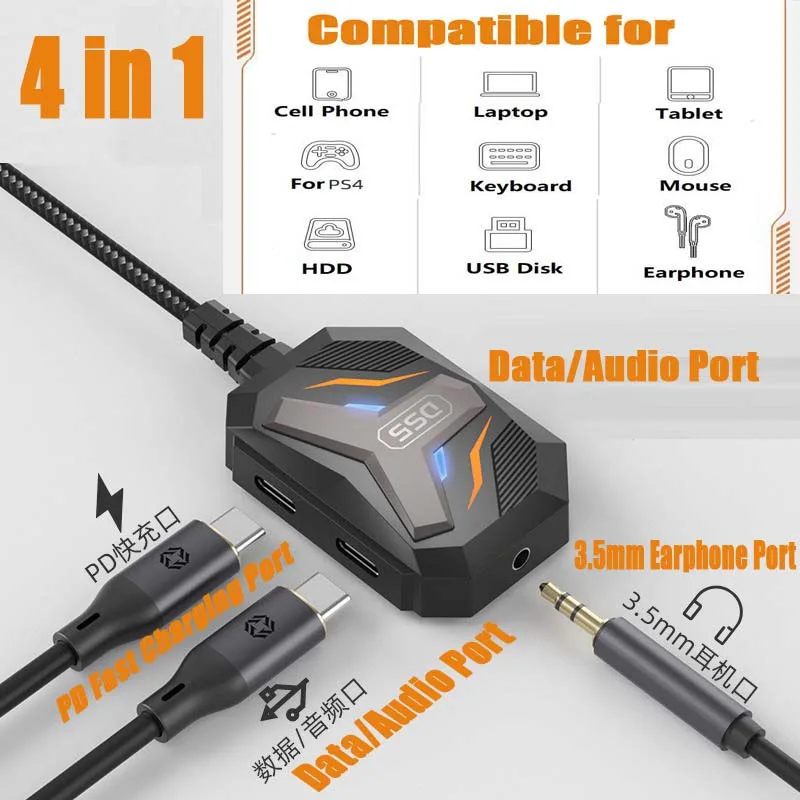 Adaptador Divisor Tipo C USB C - Earphone Splitter Jack avaliação e preço