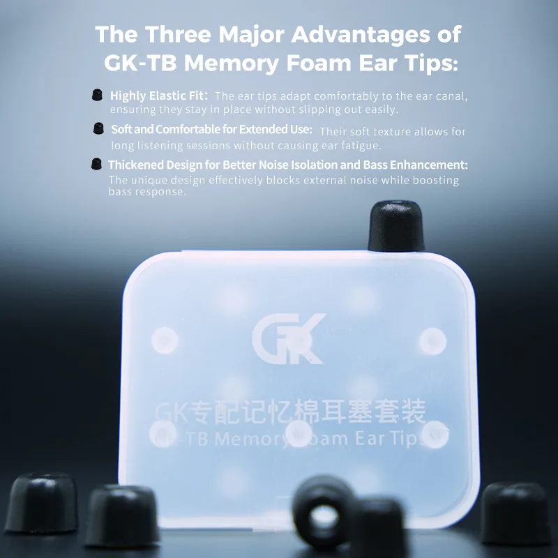 GK-TB 3 pares (6 peças) de alm - Earphone Foam Tip avaliação e preço