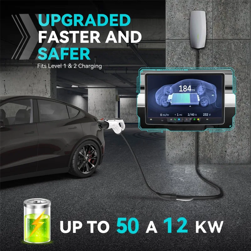 Wufen tesla carregador de veíc - Cable Extension 3.5 avaliação e preço